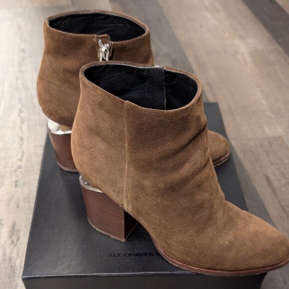 Alexander Wang Gabi Suede booties size 40 - Picture 1 of 4